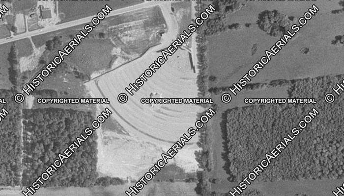 Walake Drive-In Theatre - 1957 Aerial Photo (newer photo)